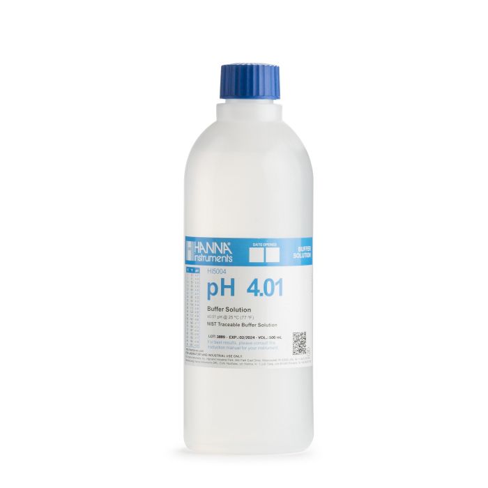 HI5004 Kalibračný roztok pH 4,01 s certifikátom, 500 ml