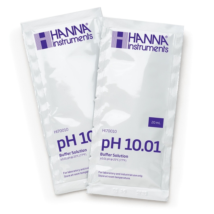 HI70010C Kalibračný roztok pH 10,01 s certifikátom, 25 x 20 ml