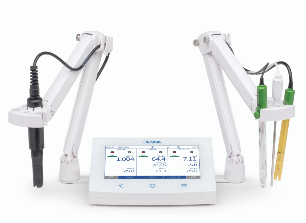 HI6553-02 Modulárny stolný multimerač, zostava na meranie pH/ORP/ISE + EC a DO (opticky) HI6553-02 Modulárny stolný multimerač, zostava na meranie pH/ORP/ISE + EC a DO (opticky)