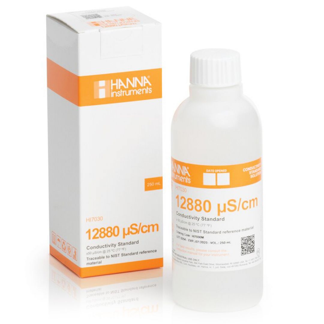 HI7030M Kalibračný roztok EC 12880 μS/cm, 250 ml HI7030M Kalibračný roztok EC 12880 μS/cm, 250 ml